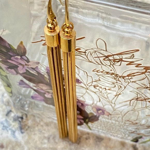 Michael Kors Glam Classic Tassel Earrings - Picture 2 of 5